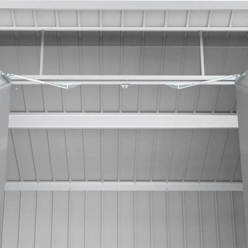 Abri de jardin en métal gris 5,22m² + kit d'ancrage + kit de fondation DURAMAX Ma boutique