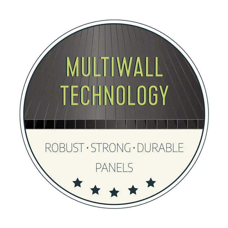 Abri de jardin en polycarbonate 11,7m² sans plancher YUKON - Palram - Canopia Ma boutique