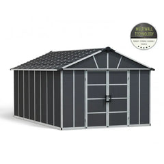 Abri de jardin en polycarbonate 17,2m² sans plancher YUKON - Palram - Canopia Ma boutique