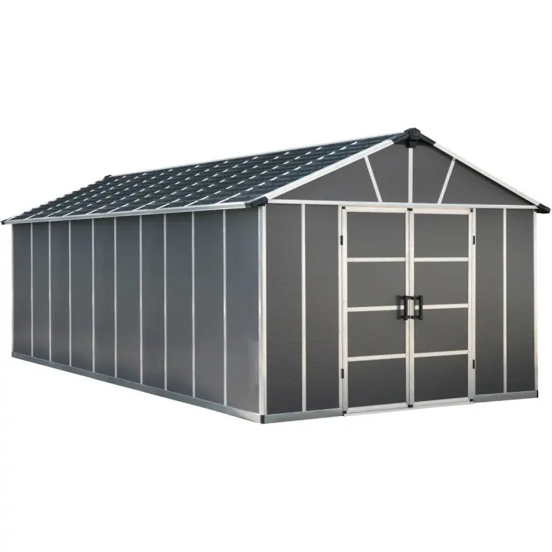 Abri de jardin en polycarbonate 21,3m² avec plancher YUKON - Palram - Canopia Ma boutique