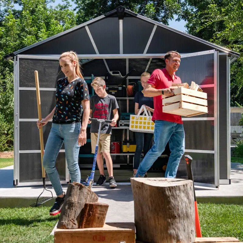 Abri de jardin en polycarbonate 21,3m² sans plancher YUKON - Palram - Canopia Ma boutique