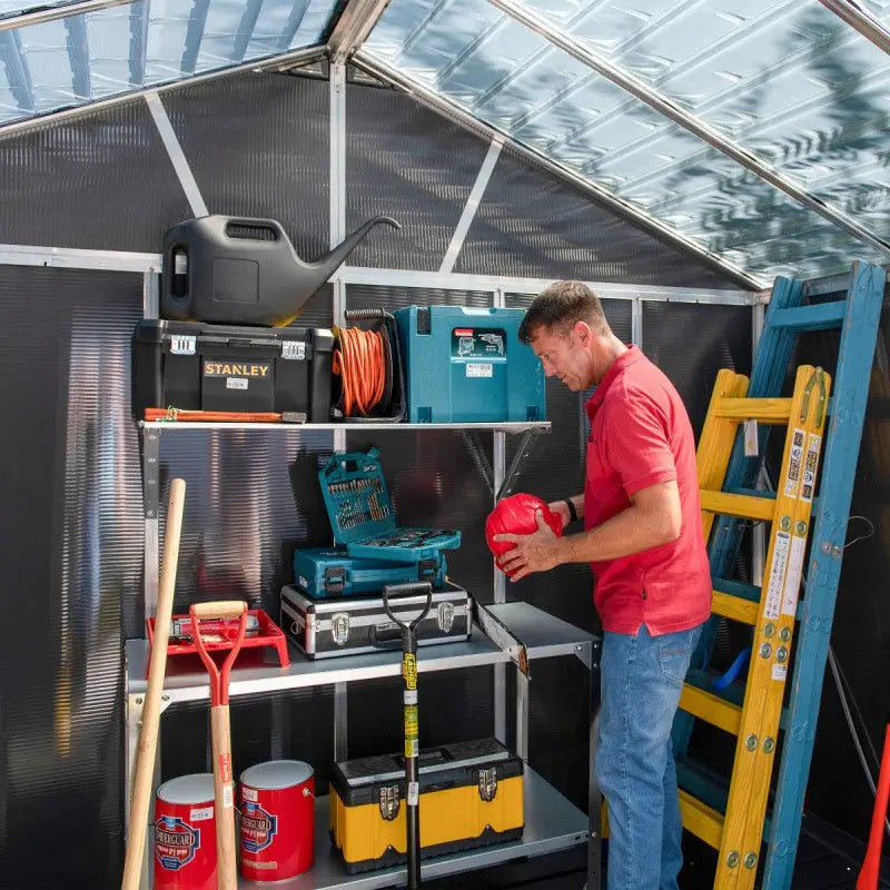 Abri de jardin en polycarbonate 7,9m² sans plancher YUKON - Palram  - Canopia Ma boutique