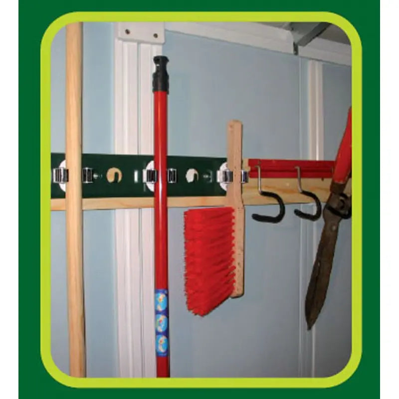 Abri de jardin en PVC 11,2m² DECO rouge et blanc Grosfillex + kit ancrage offert Ma boutique