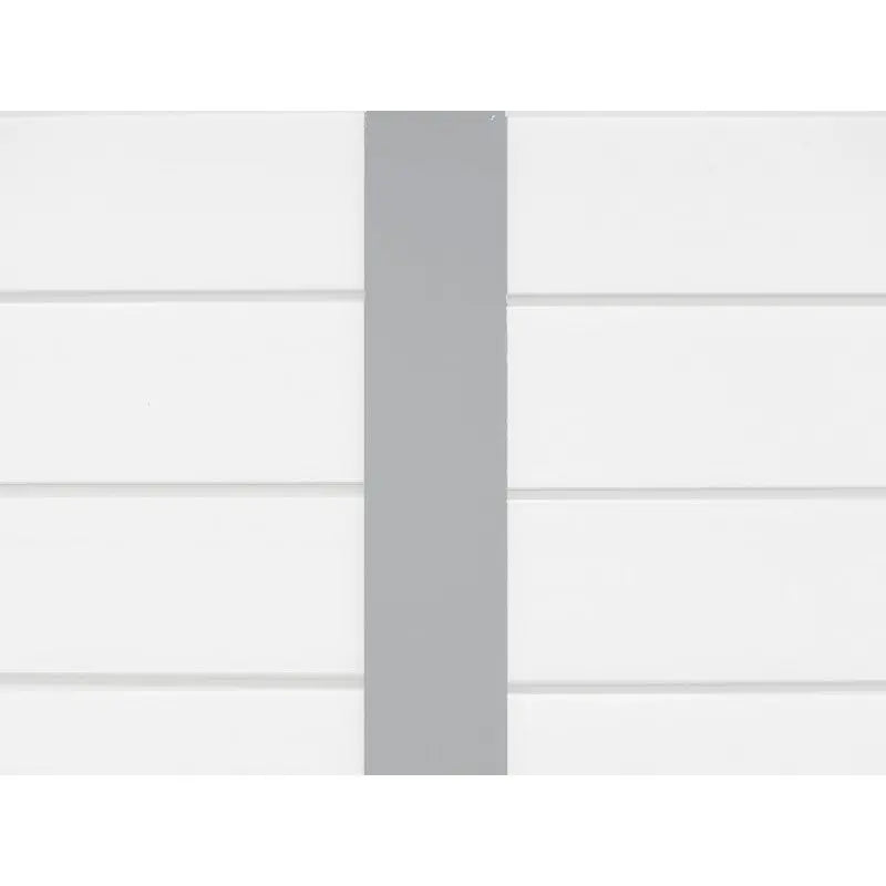 Abri de jardin en PVC 4,9m² DECO blanc et gris vert Grosfillex + kit ancrage offert Ma boutique