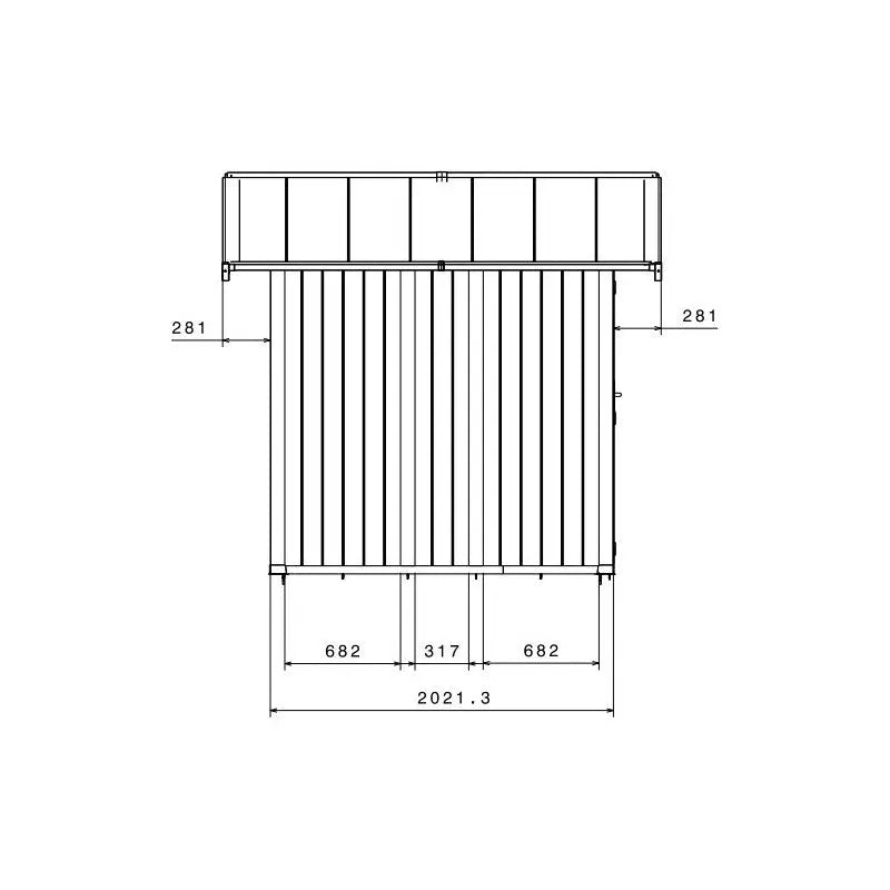 Abri de jardin en PVC 4,9m² UTILITY blanc et gris vert Grosfillex + kit ancrage offert Ma boutique