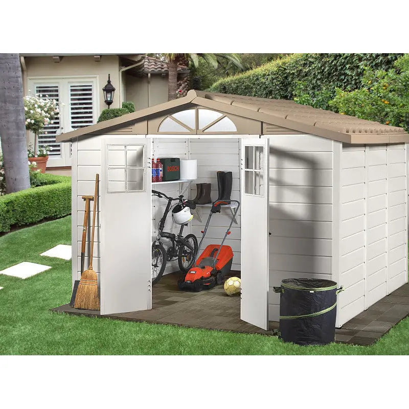 Abri de jardin en PVC 6,85m² avec plancher Evo Tuscany 280 – Garofalo Ma boutique