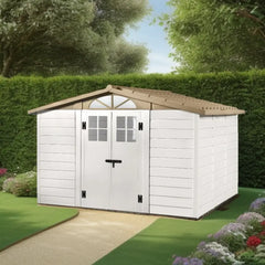 Abri de jardin en PVC 6,85m² avec plancher Evo Tuscany 280 – Garofalo Ma boutique