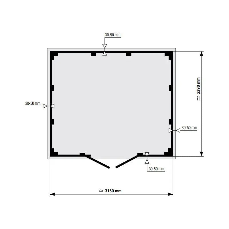 Abri de jardin en PVC 7,5m² DECO Sherwood Grosfillex + kit ancrage offert Ma boutique