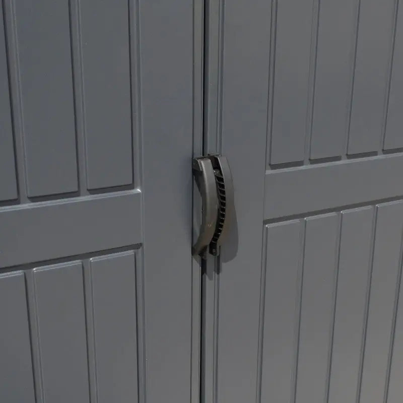 Abri de jardin en PVC 8,05m² DarkGrey Apex + kit de fondation DURAMAX Ma boutique