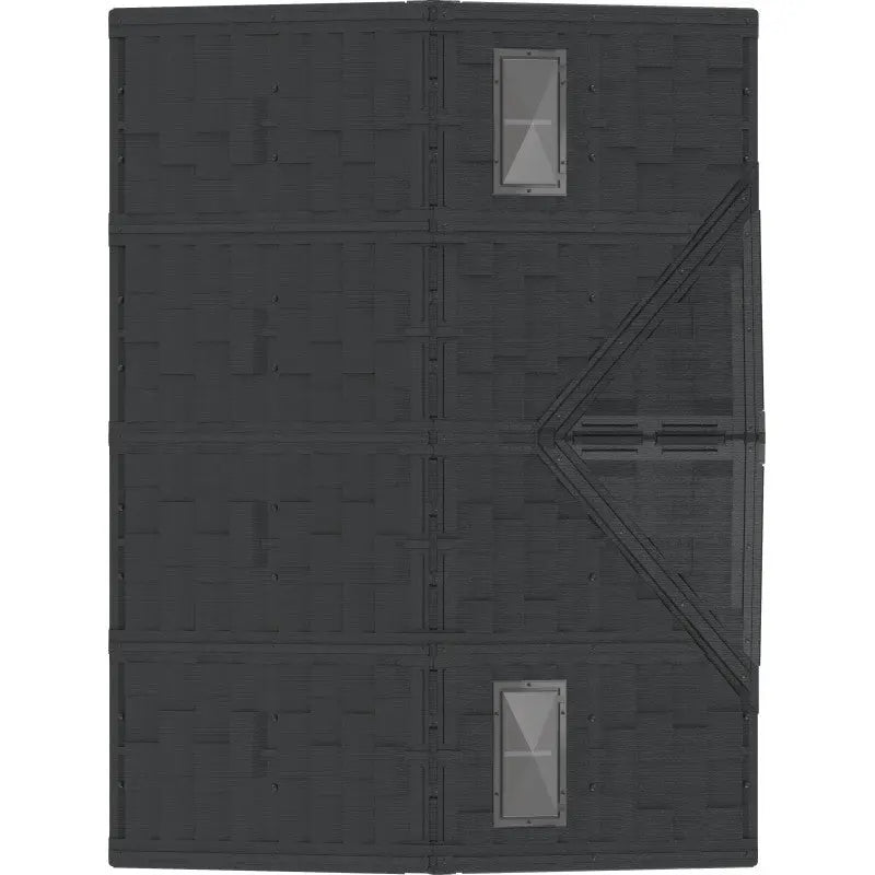 Abri de jardin en PVC 8,05m² DarkGrey Apex + kit de fondation DURAMAX Ma boutique