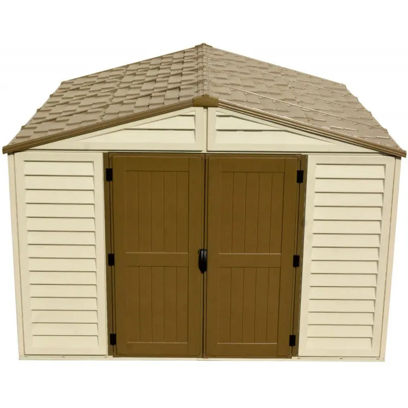 Abri de jardin en PVC WoodStyle Premium 10,56m² Duramax Ma boutique