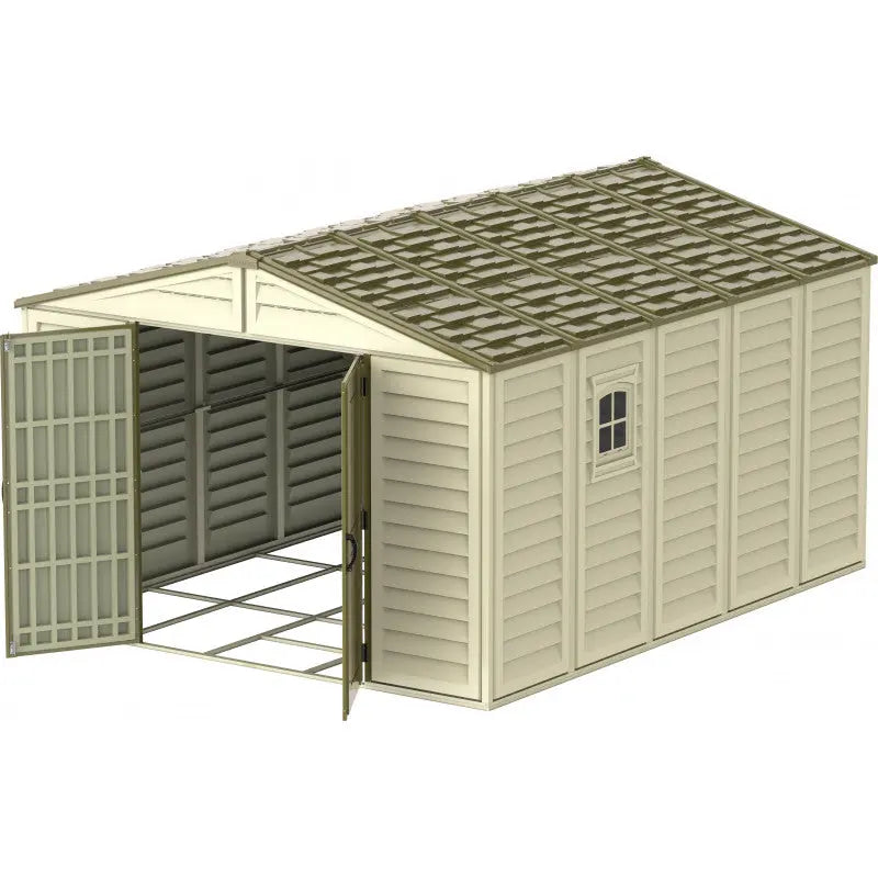 Abri de jardin en PVC WoodStyle Premium 13,12m² Duramax Ma boutique