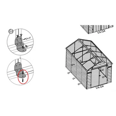 Abri de jardin en résine anthracite 8,90m² + kit de fondation - JOBU Ma boutique
