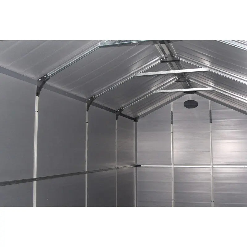 Abri de jardin en résine beige 11m² + kit de fondation - JOBU Ma boutique