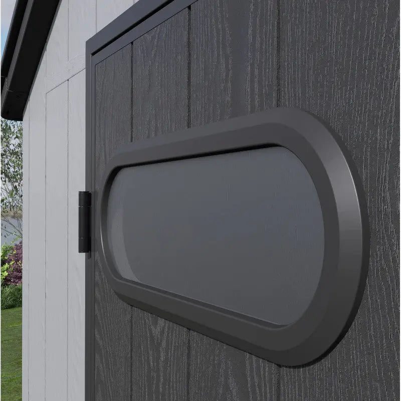 Abri de jardin en résine brossée DOCKER 14m² skylight + plancher - Jobu Ma boutique