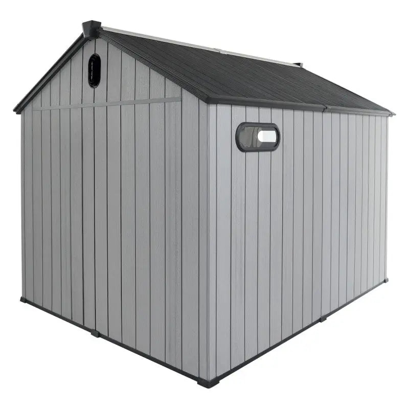 Abri de jardin en résine brossée DOCKER 5,3m² skylight + plancher - Jobu Ma boutique