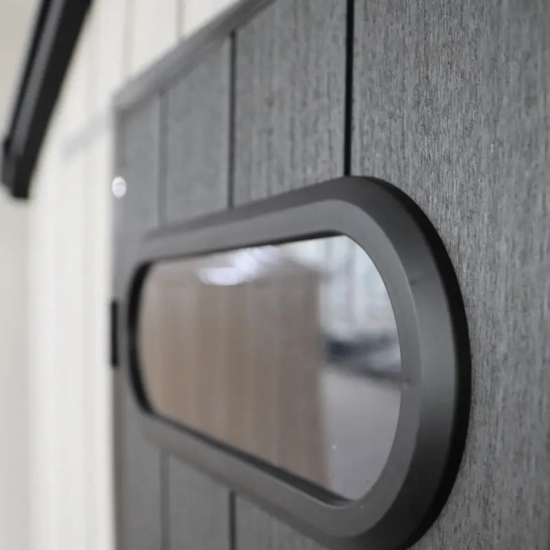 Abri de jardin en résine brossée DOCKER 5,3m² skylight + plancher - Jobu Ma boutique