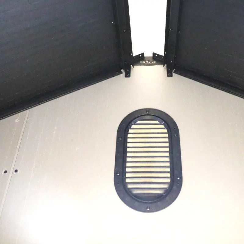 Abri de jardin en résine brossée DOCKER 5,3m² skylight + plancher - Jobu Ma boutique