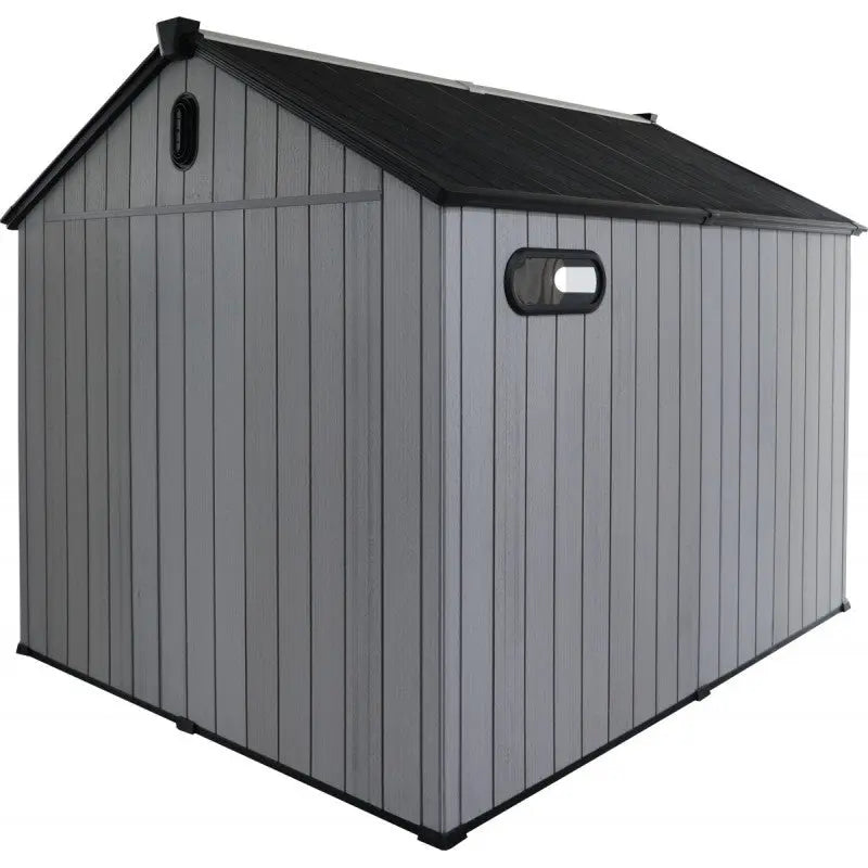 Abri de jardin en résine brossée DOCKER 6,7m² skylight + plancher - Jobu Ma boutique