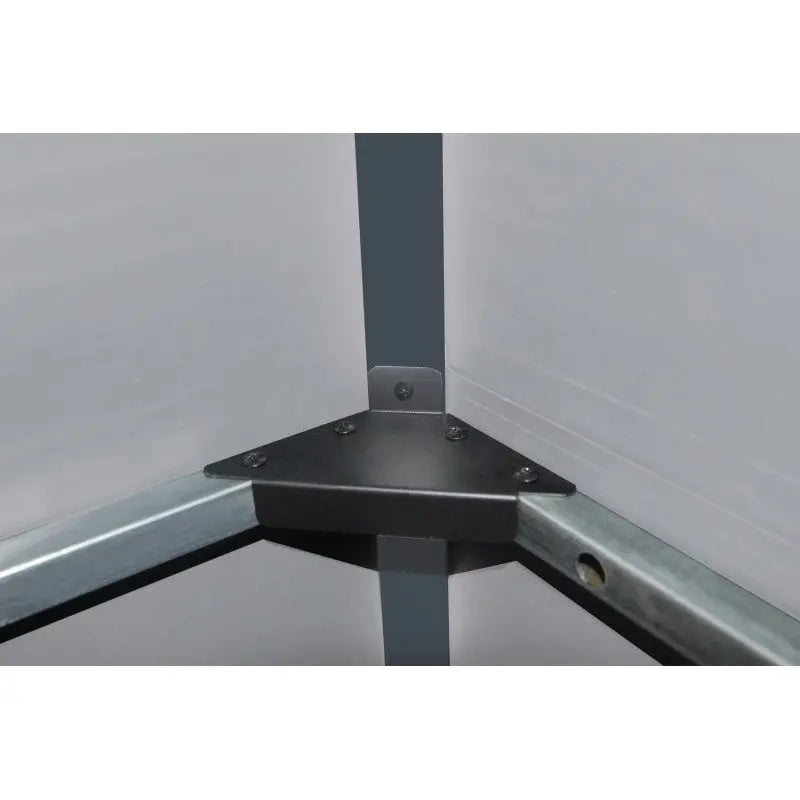 Abri de jardin en résine gris 11m² + kit de fondation - JOBU Ma boutique