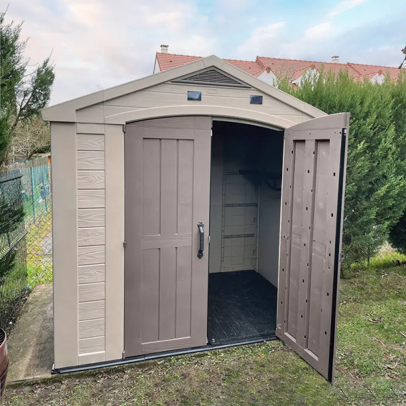 Abri de jardin en résine Sydney 4,41m² + plancher Keter Ma boutique
