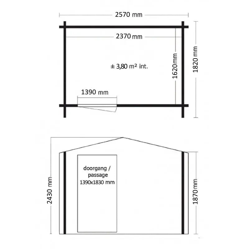 Abri de jardin en résine Sydney 4,41m² + plancher Keter Ma boutique