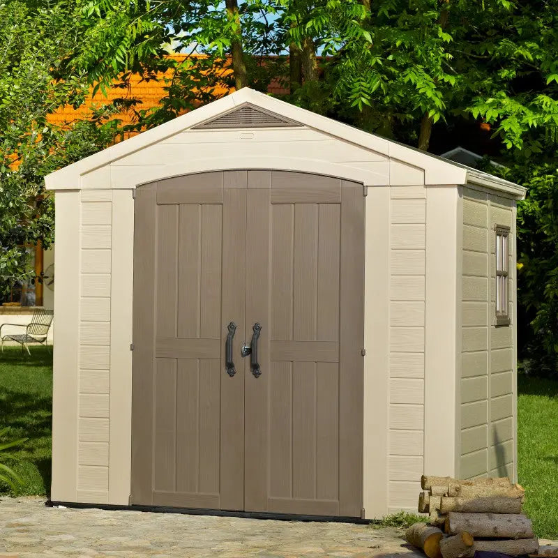 Abri de jardin en résine Sydney 4,41m² + plancher Keter Ma boutique