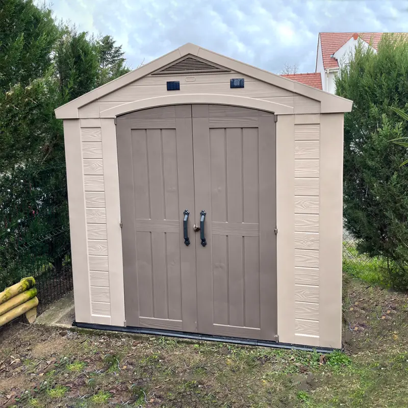 Abri de jardin en résine Sydney 4,41m² + plancher Keter Ma boutique