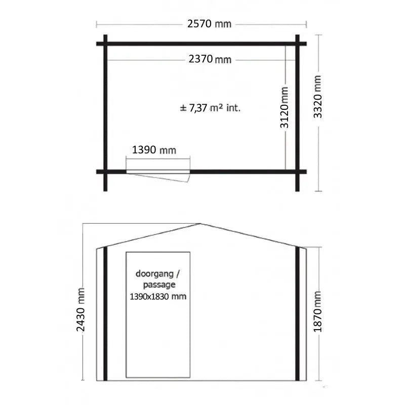 Abri de jardin en résine Sydney 8,5m² + plancher Keter Ma boutique