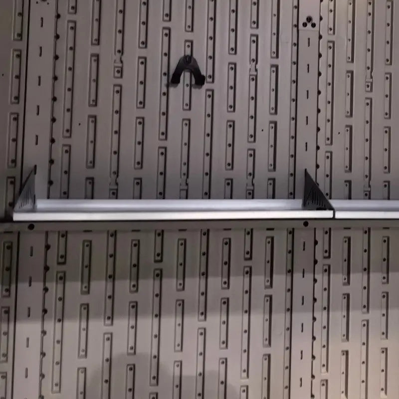 Abri de jardin HDPE Sunlife 4,5m² crème et gris + plancher - JOBU Ma boutique