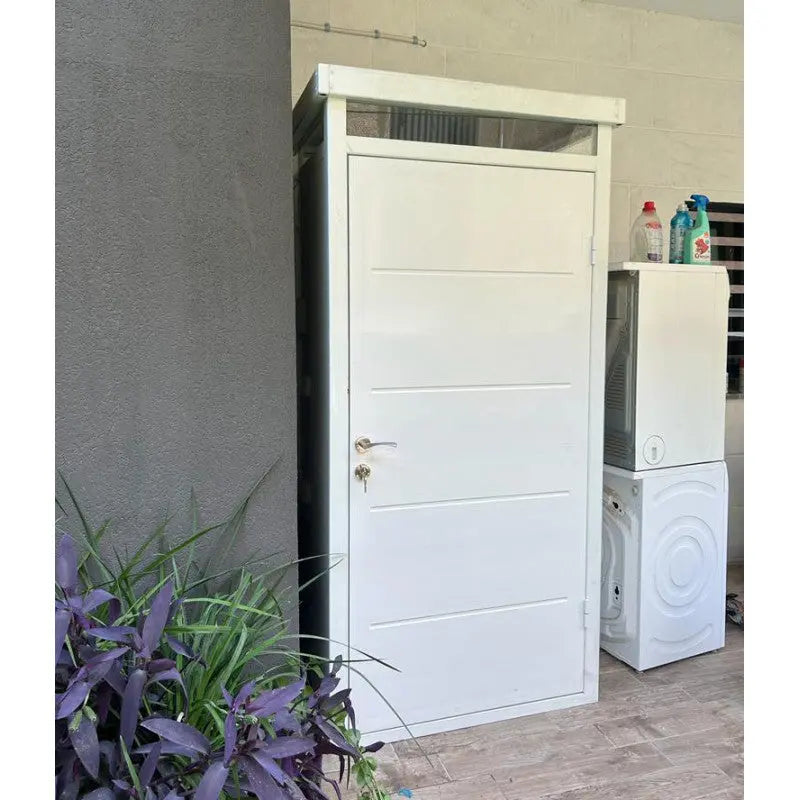 Abri de jardin modulaire isolé 1x1m blanc - plancher inclus - Everbox Ma boutique