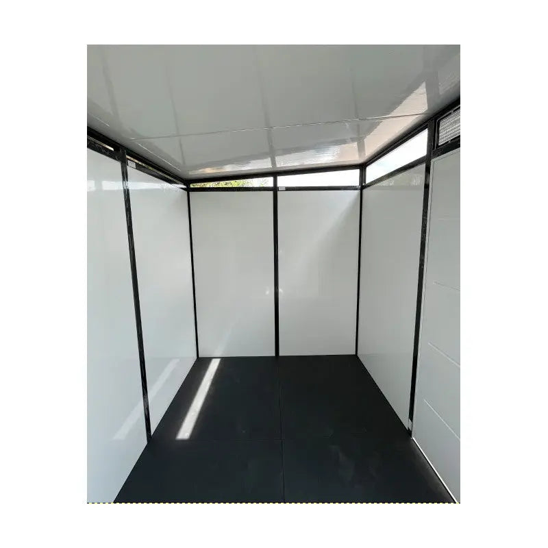 Abri de jardin modulaire isolé 3x2m profils noirs - plancher inclus - Everbox Ma boutique