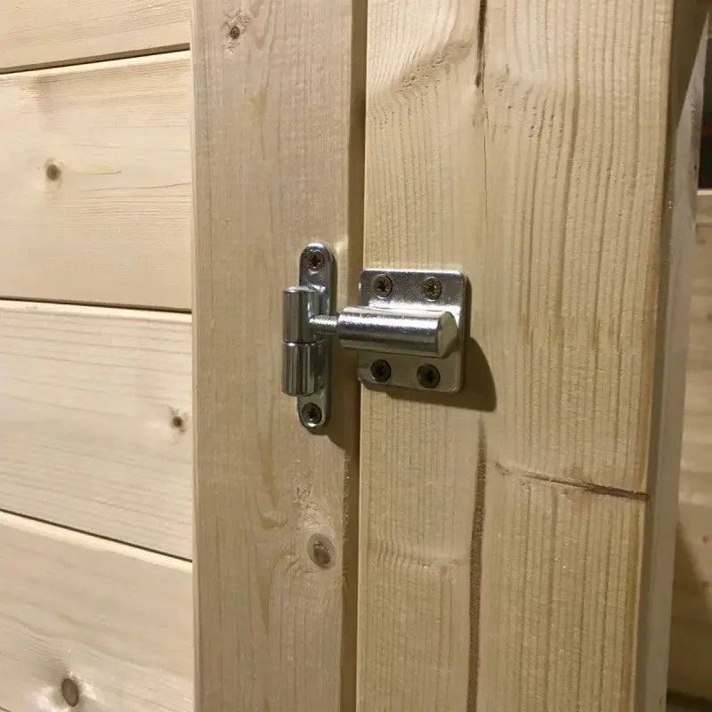 Abri de jardin monopente en bois massif 2,76m² - madriers 28mm - Eden Ma boutique