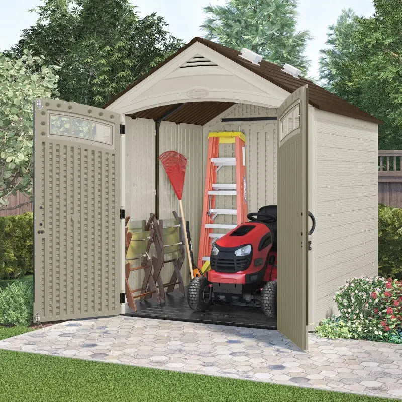 Abri de jardin polyéthylène 25mm 4,84m² StorePlus + plancher SUNCAST Ma boutique