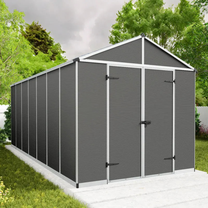 Abri de jardin RUBICON 12m² en aluminium et polycarbonate - Palram - Canopia Ma boutique