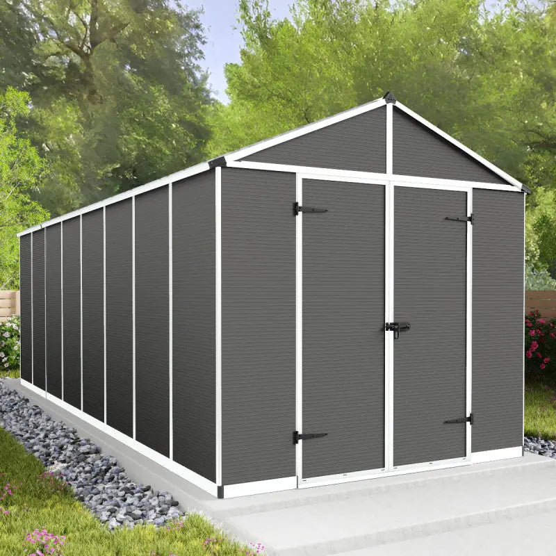 Abri de jardin RUBICON 13,67m² en aluminium et polycarbonate - Palram - Canopia Ma boutique