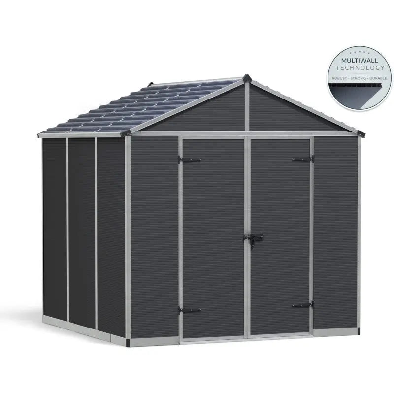 Abri de jardin RUBICON 5,4m² en aluminium et polycarbonate - Canopia by Palram Ma boutique