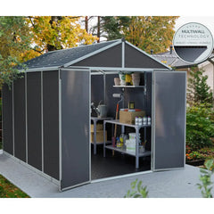 Abri de jardin RUBICON 7,2m² en aluminium et polycarbonate - Palram - Canopia Ma boutique