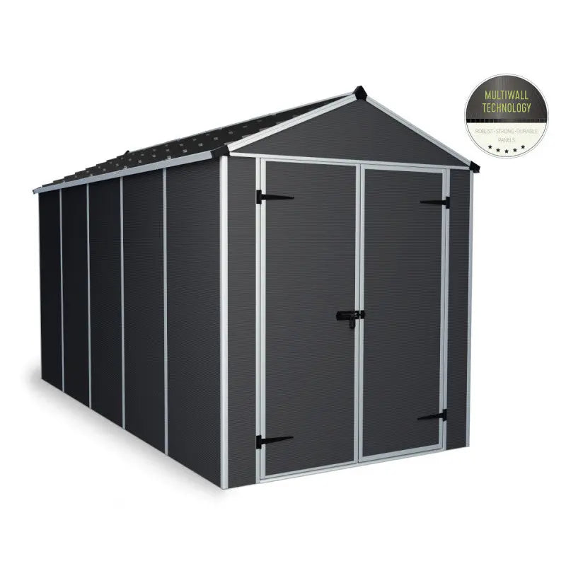 Abri de jardin RUBICON 7m² en aluminium et polycarbonate - Palram  - Canopia Ma boutique