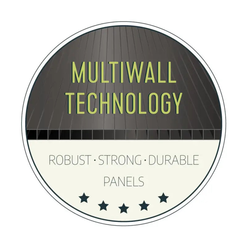 Abri de jardin RUBICON 7m² en aluminium et polycarbonate - Palram  - Canopia Ma boutique