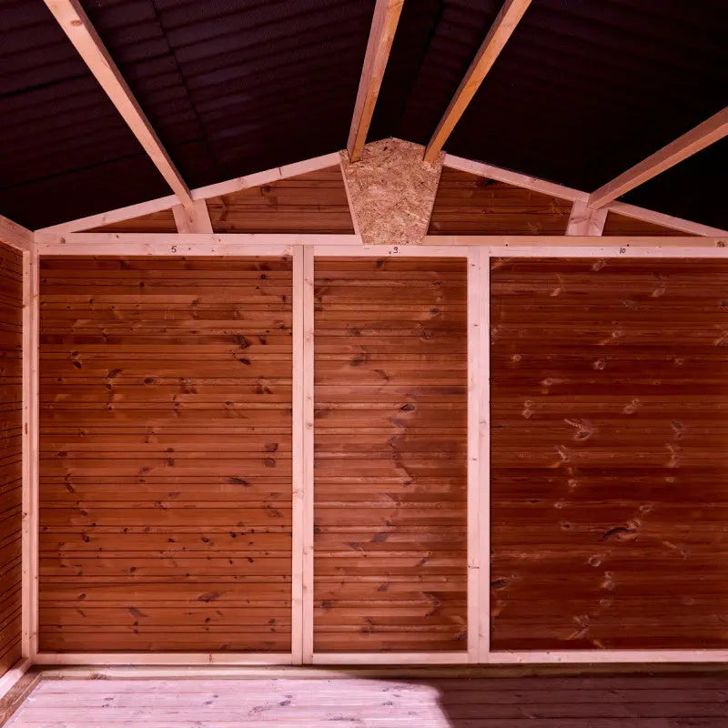 Abri Therma 10,33m² en bois thermo traité et toiture Onduline HABRITA Ma boutique