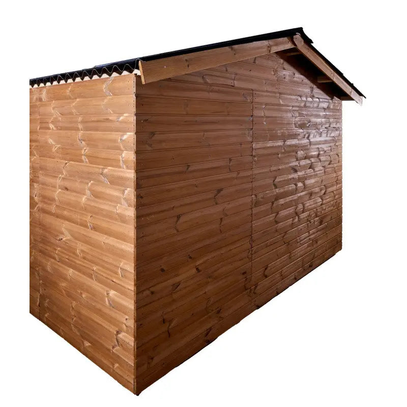 Abri Therma 10,33m² en bois thermo traité et toiture Onduline HABRITA Ma boutique