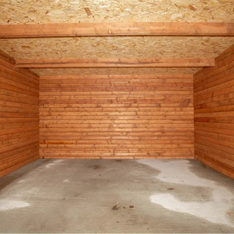 Abri de jardin toit plat 16m² PENTY - madriers 40mm traité - Gardy Shelter Ma boutique