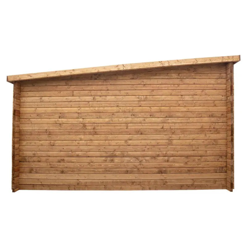 Abri de jardin toit plat 16m² PENTY - madriers 40mm traité - Gardy Shelter Ma boutique