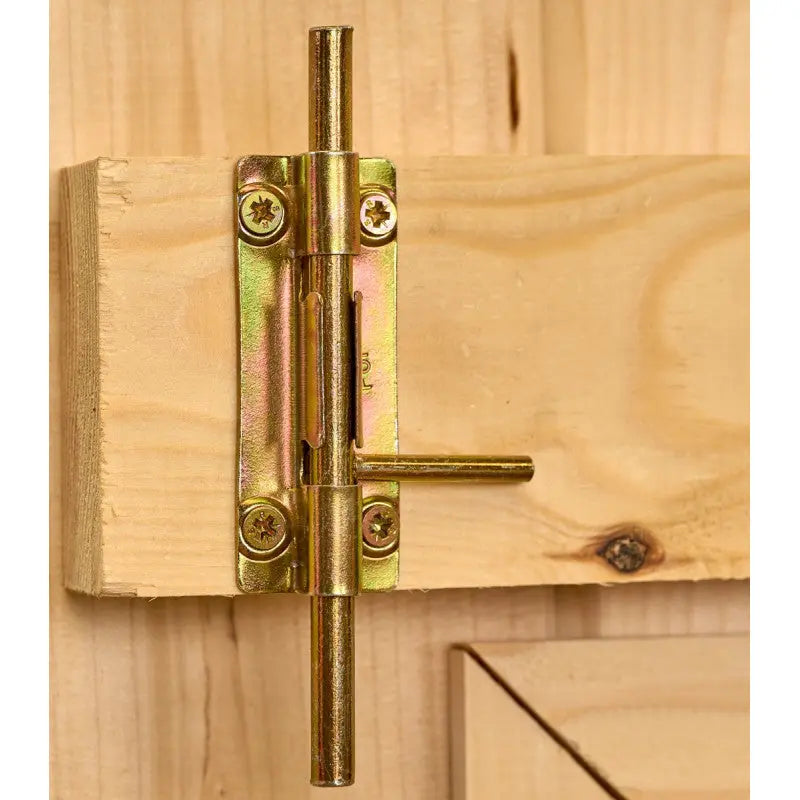 Abri en bois massif 12m² – madriers 28mm + couverture plaques ondulées - Habrita Ma boutique