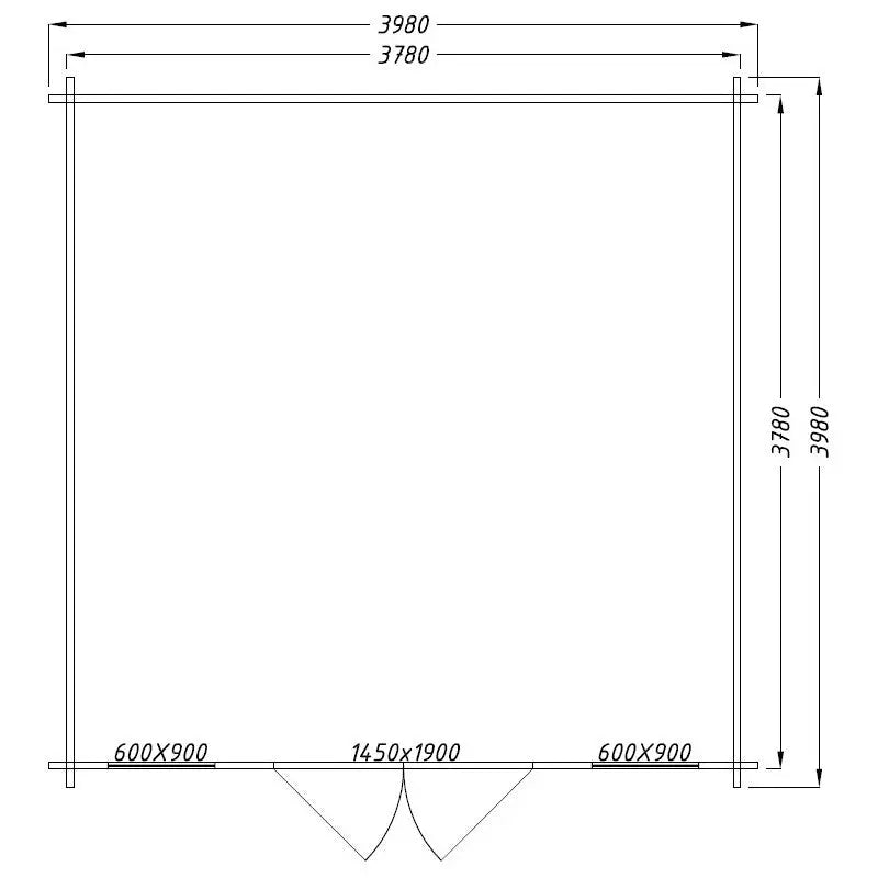 Abri en bois massif 16m² PLUS 28mm traité teinté marron Gardy Shelter Ma boutique