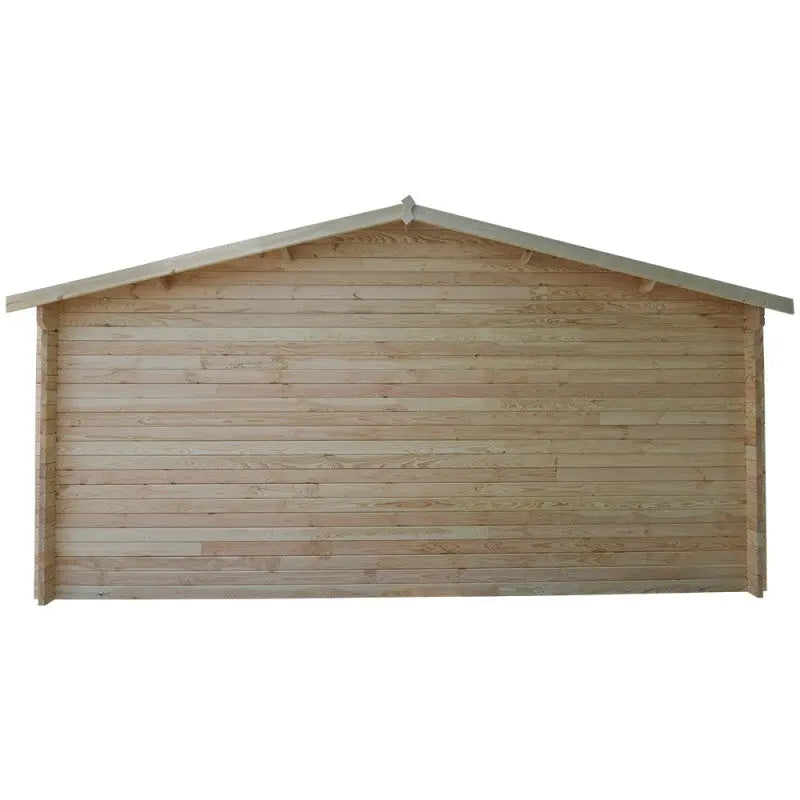 Abri en bois massif 19,82m² PLUS - madriers 28mm Gardy Shelter Ma boutique
