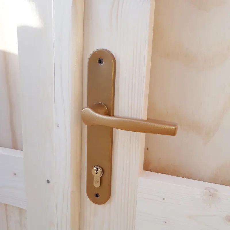 Abri en bois massif 19,8m² PLUS 28mm traité teinté marron Gardy Shelter Ma boutique