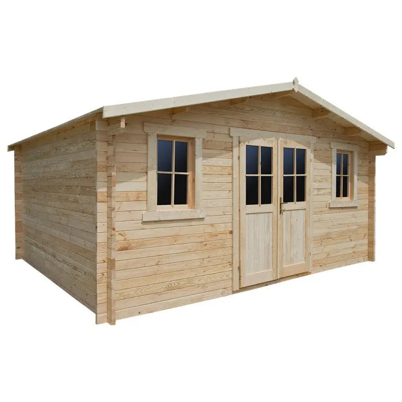Abri en bois massif 19,8m² PLUS 40mm brut Gardy Shelter Ma boutique