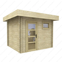 Abri en bois massif 7,5m² MODERNE - madriers 40mm Gardy Shelter Ma boutique